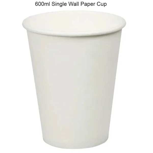 600ml Plain Paper Cup