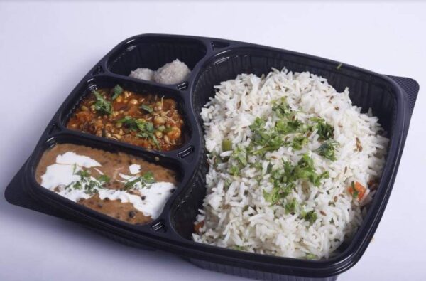 4-Compartment Natraj Meal Tray
